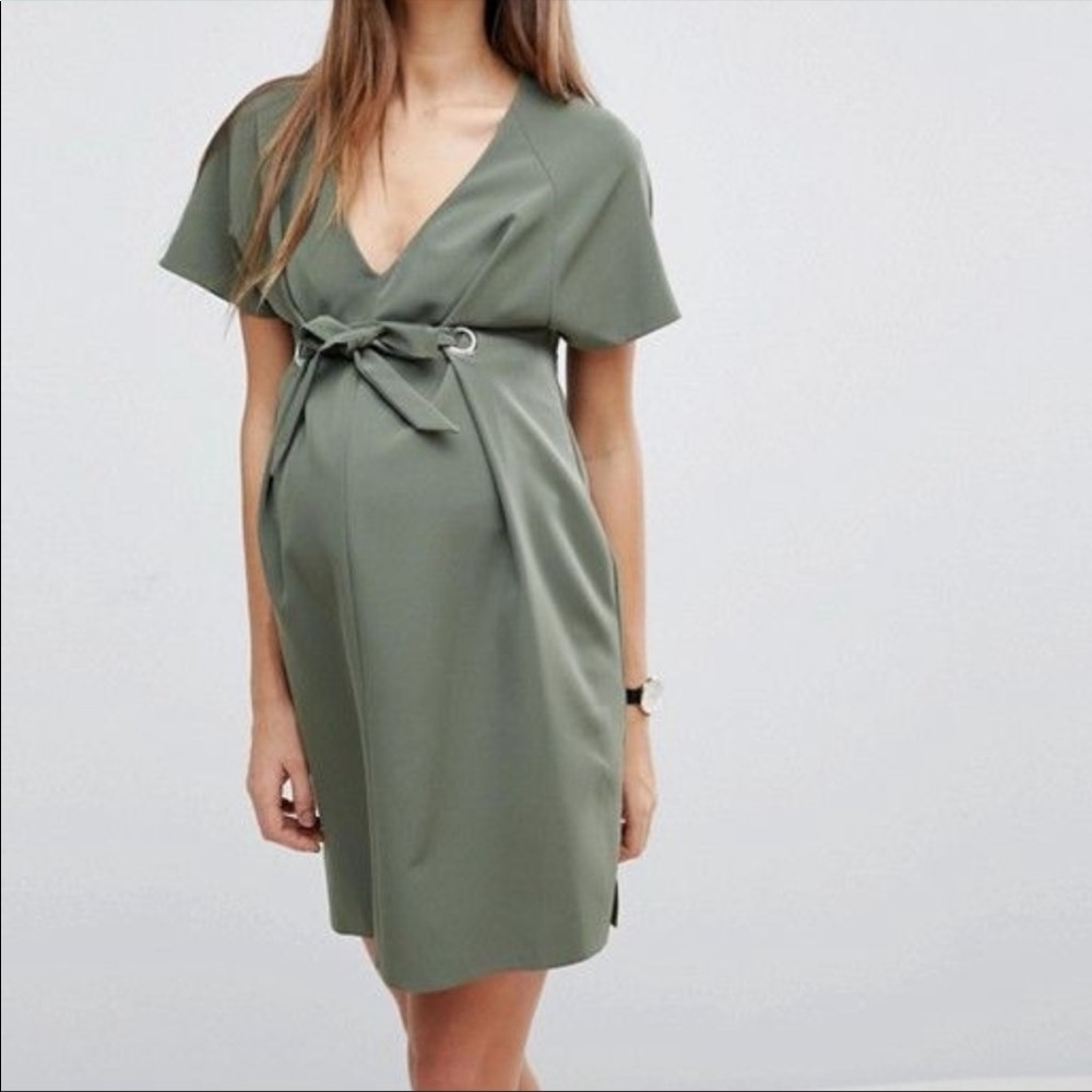 ASOS Maternity | Olive Green | Mini Dress